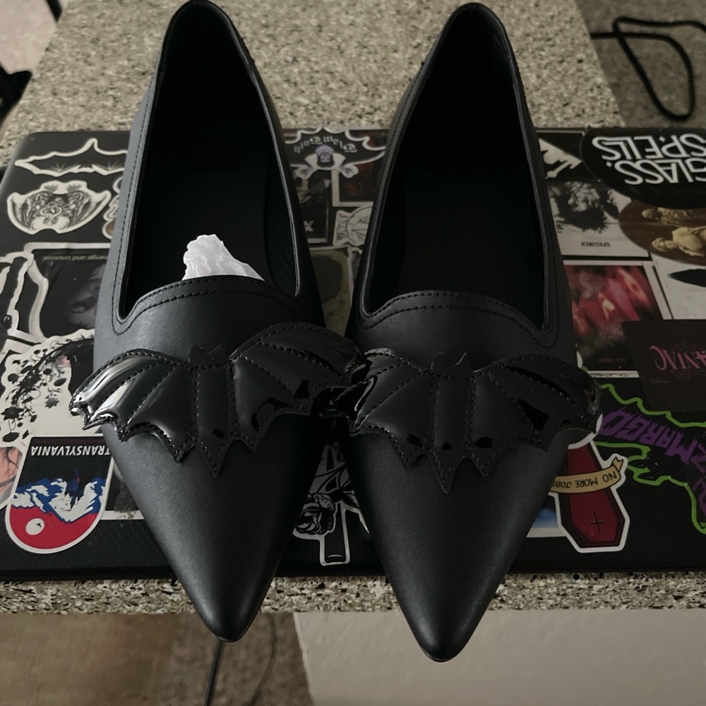 Black Bat Design Women's Shoes
